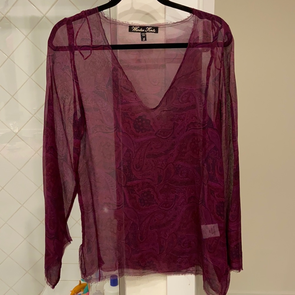 Winter Kate silk blouse